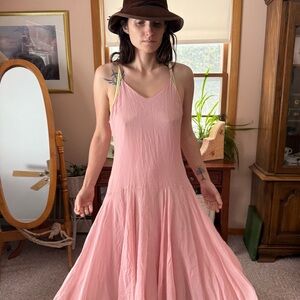 Vintage 90s silk chiffon fairy dress